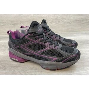 Ecco Receptor Women's Sneaker Black Purple‎ 8.5 Hiking Trail Outdoor Walking